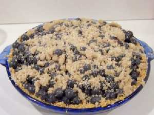 Blueberry pie