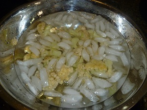 cooling cauliflower