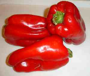 red sweet peppers