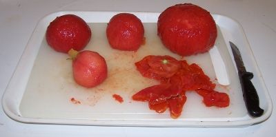 Peeled tomatoes