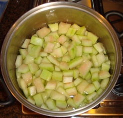 cooking the watermelon rind
