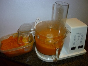 puree the carrots