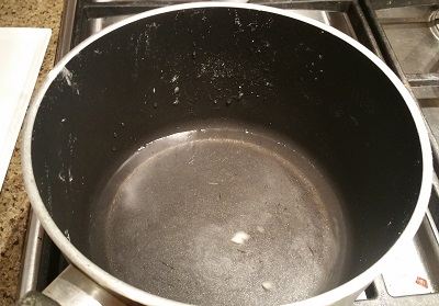 Mix water, butter, sugar and salt in a pot and heat