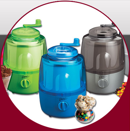 Automatic Ice Cream Maker With Candy Crusher