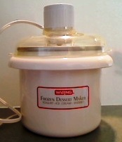 Waring frozen dessert maker, model 11CF42