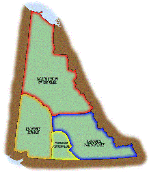Yukon Regions Map
