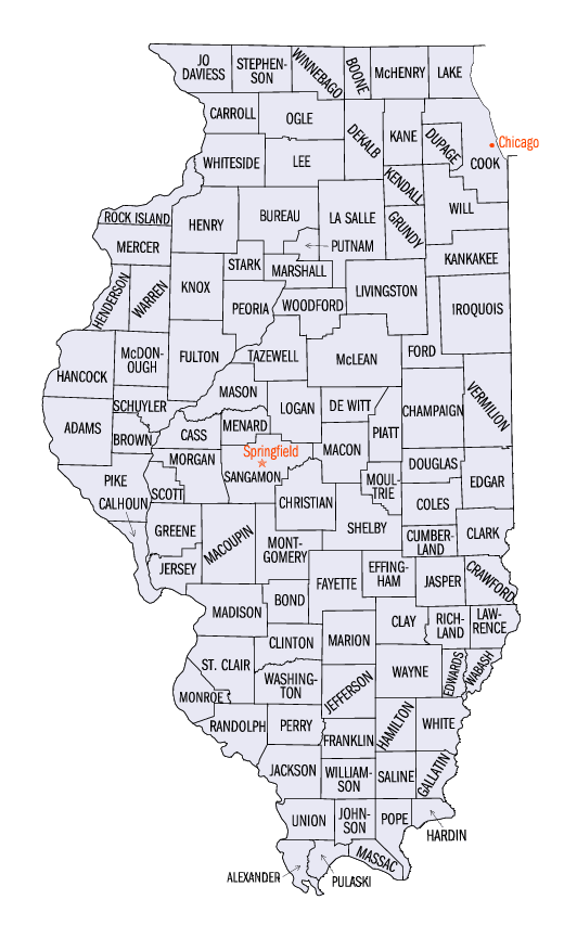 IL County Map
