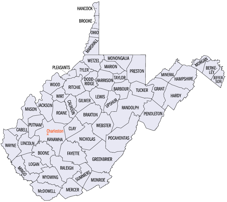 Charleston Wv Zip Code Map West Virginia West Virginia U Pick farms: Find a pick your own 
