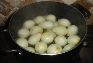 boiling onions