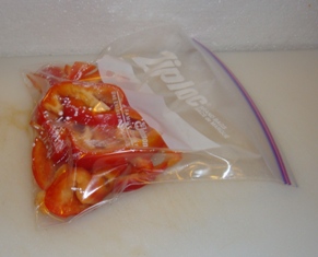 peppers in bag