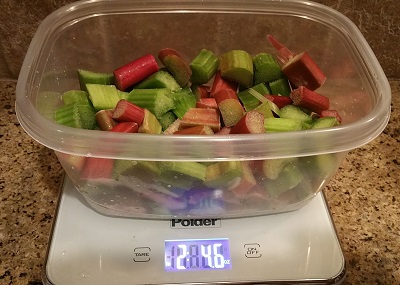 Rhubarn cut - 2.25 lbs