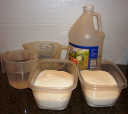 preparing the watermelon rind syrup